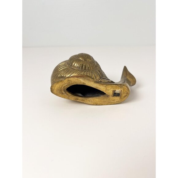 Vintage small brass snail - Made in India - Picture 7 of 7